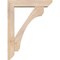 Ekena Millwork Legacy Slat Smooth Bracket w/ Offset Brace, Douglas Fir, 5 1/2"W x 24"D x 32"H BKT0604X24X32LEC06SDF - alternate 3